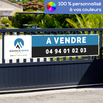 Bâche « A vendre » 400×80 cm