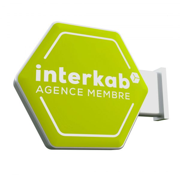 ENSEIGNE DRAPEAU INTERKAB