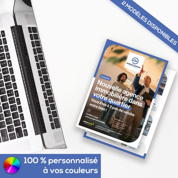 Flyer A5 « Ouverture d’agence » modèle 1
